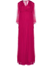 Gucci - Silk Midi -jurk - Lyst