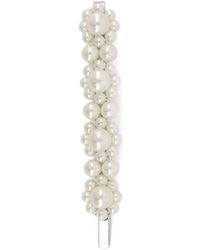 Simone Rocha - Mittlere Blütenhaarklammern Pearl Weiß - Lyst