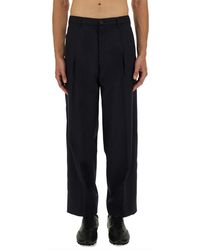 Marni - High-Waisted Wide Leg Pants With Pleated Front - Lyst