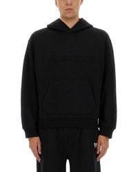 Helmut Lang - Sweatshirt With Embossed Logo - Lyst