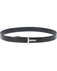 Tom Ford - Riem Met Krokodillenprint - Lyst