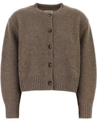 Loulou de Saison - Mud Wool Blend Remus Cardigan For - Lyst