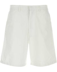 Prada - Oxford Bermuda Shorts - Lyst