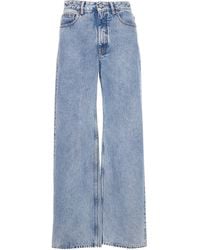 MM6 by Maison Martin Margiela - Jeans A Gamba Ampia - Lyst