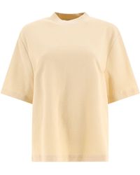 Burberry - Katoenen Handdoek T -shirt - Lyst