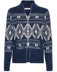 Brunello Cucinelli - Vest Met Rits - Lyst
