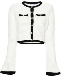 Self-Portrait - Crochet Cardigan - Lyst