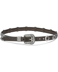 Golden Goose - "Lace" Leather Belt - Lyst