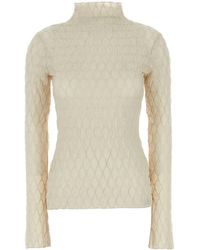 Camilla & Marc - Ivory Stretch Polyester Sissil Top - Lyst