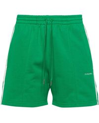 P.A.R.O.S.H. - Striped Jersey Shorts - Lyst