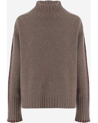 Oliver Lattughi - High Neck Sweater Cashmere - Lyst
