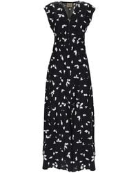 Alysi - V Neck Long Dress - Lyst