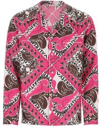 Valentino Garavani - Printed Silk Shirt - Lyst