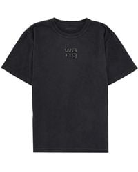 T By Alexander Wang - T-Shirt With Logo - Lyst