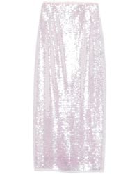 forte_forte - Sequined Long Skirt - Lyst