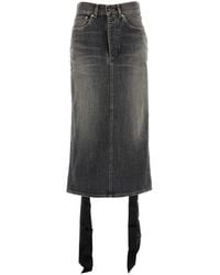 Balenciaga - Denim Skirt - Lyst