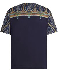 Etro - T -Shirt mit Paisley Print - Lyst