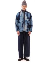 LC23 - Tiedye Denim Liner Jacket - Lyst