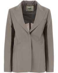 Fendi - Wool Blazer - Lyst