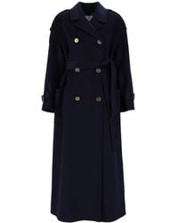Elisabetta Franchi - Cappotto Con Cintura - Lyst