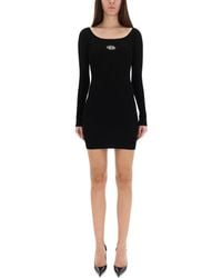 DIESEL - M-Vera Knitted Mini Dress - Lyst