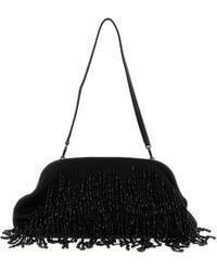 Alberta Ferretti - Satin Clutch - Lyst