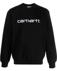 Carhartt - Logo Cotton Sweatshirt - Lyst