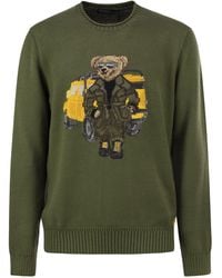 Polo Ralph Lauren - Polo Bear Crewneck -Pullover - Lyst
