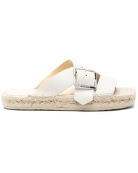Loewe - Petal Leather Sandals - Lyst