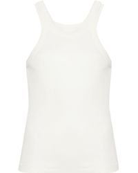 Closed - Tanktop Met Geborduurd Logo - Lyst