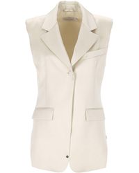 Patrizia Pepe - Ivory Sans Sheevel Veste - Lyst