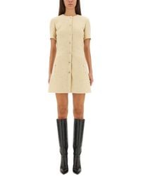 Gucci - Textured Wool Tweed Dress - Lyst