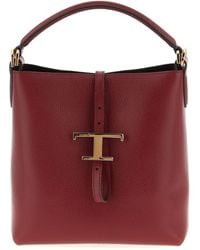 Tod's - 'T Timeless' Mini Bucket Bag - Lyst
