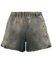 Maison Mihara Yasuhiro - Shorts Im Distressed-Look - Lyst