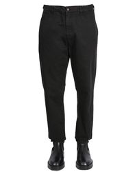 Aspesi - Straight-Leg Chinos With Zipper - Lyst