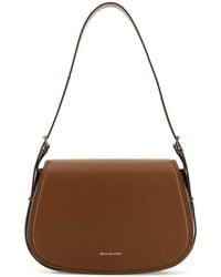 MICHAEL Michael Kors - Caramel Leather Moore Shoulder Bag - Lyst