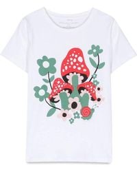 Stella McCartney - Stella Mc Cartney Mushroom And Flower M/C T Shirt - Lyst
