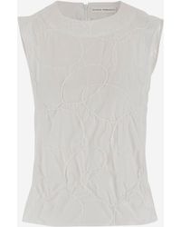 Niccolò Pasqualetti - Niccolo 'Pasqualetti -Baumwoll -Tanktop mit Stickerei - Lyst