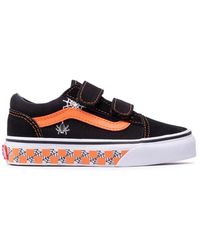 Vans - Sneaker "Old Skool (Glow Checkerboard Web) - Lyst