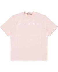 Marni - T Shirt With Logo - Lyst