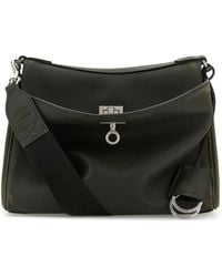 Balenciaga - Dark Leather Small Rodeo Messenger Crossbody Bag - Lyst