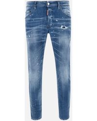 DSquared² - Skater Slim Fit Blue Jeans - Lyst