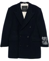 FEDERICO CINA - Double Breasted Coat - Lyst