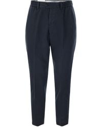 PT Torino - Rebel Cotton And Linen Trousers - Lyst