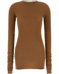 ARMARIUM - Caramel Viscose Blend Sita Top - Lyst