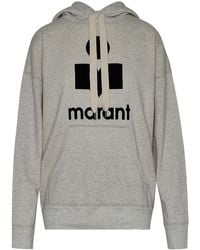 Isabel Marant - Gray Cotton Blend Mansel Sweatshirt - Lyst