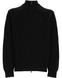 BOSS - Zip-Up Knit Jacket - Lyst