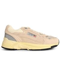 Autry - 'Hyperway Low' Sandand Mesh And Suede Sneakers - Lyst