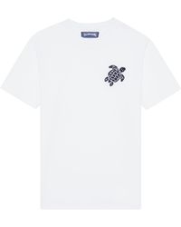 Vilebrequin - Organic Cotton T Shirt With Turtle Print - Lyst