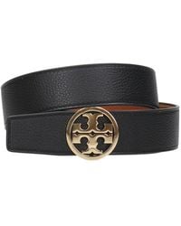 Tory Burch - Belts Black + Suede - Lyst